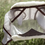 Kentucky Máscara para Moscas Skin Friendly con Orejas Plata