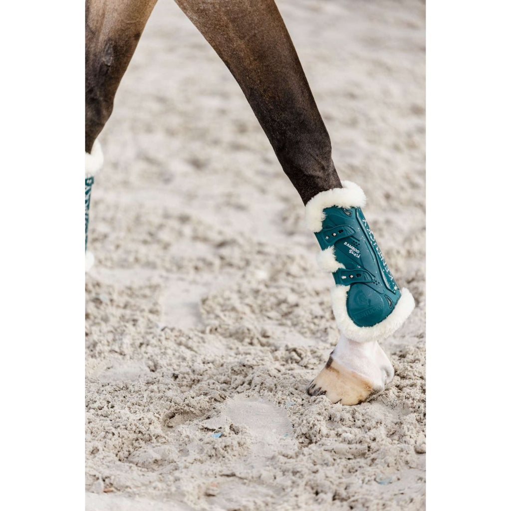 Kentucky Horsewear Botas para tendones Bamboo Elastic Español (ES): piel de oveja vegana Esmeralda