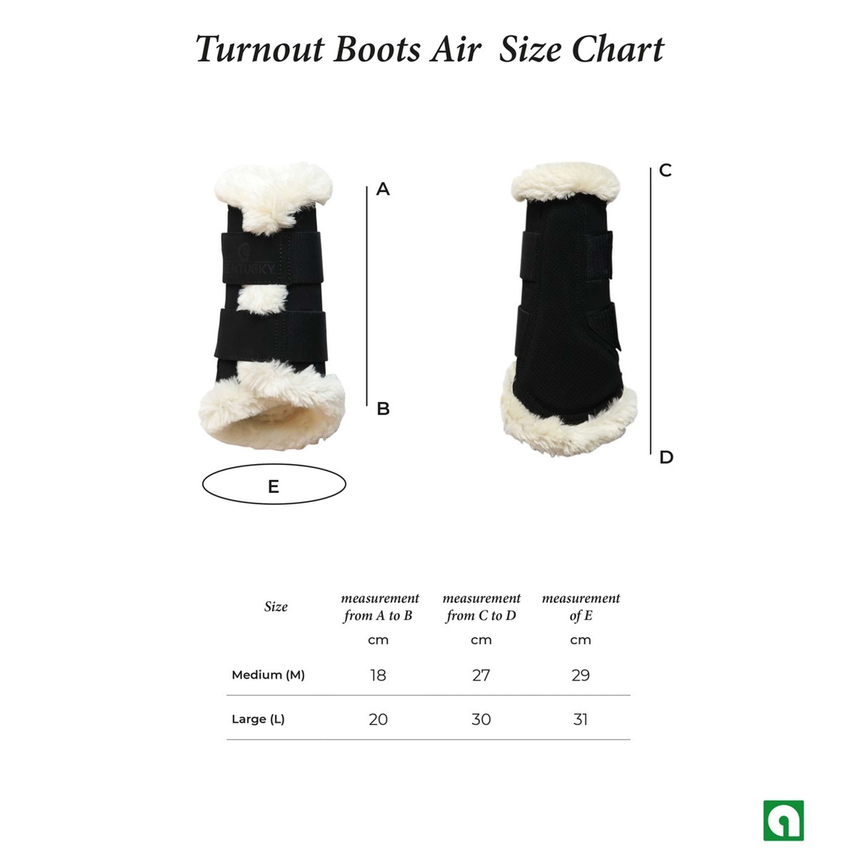 Kentucky Horsewear Eventing Boots Air Tech Español: Atrás Negro
