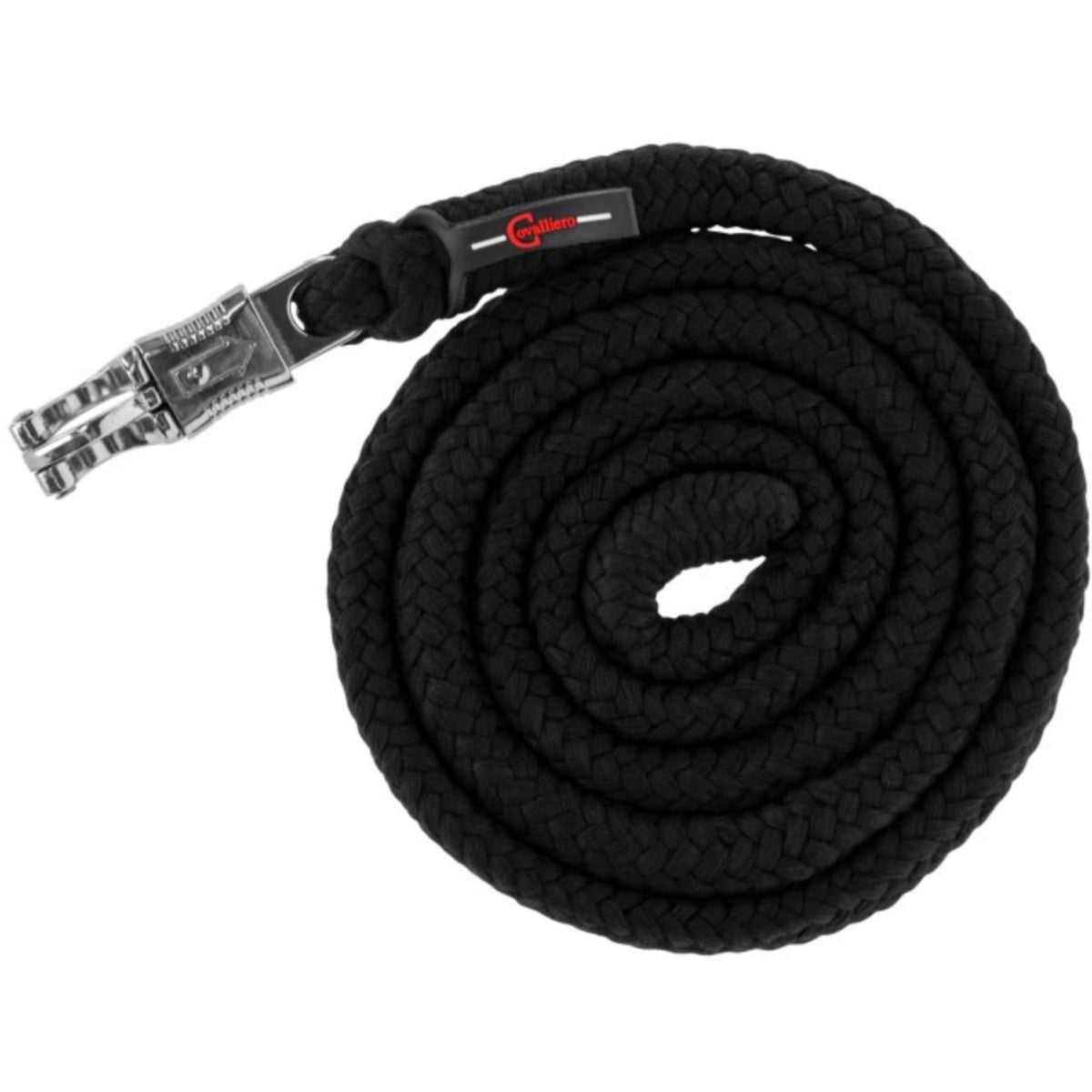 Covalliero Cuerda de Cabestro ClassicSoft con Mosquetón de Pánico Negro