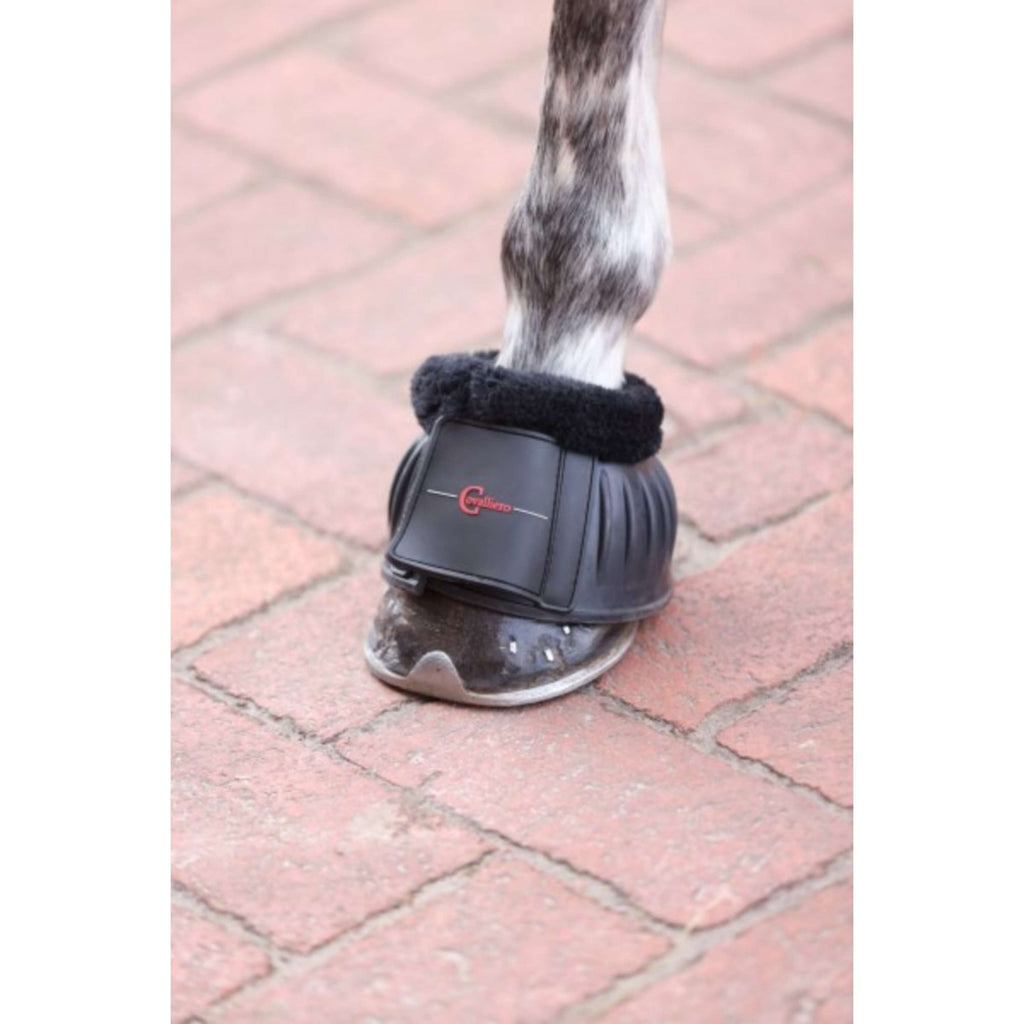 Covalliero Botas de Campana Rubber met Fleecerand Negro
