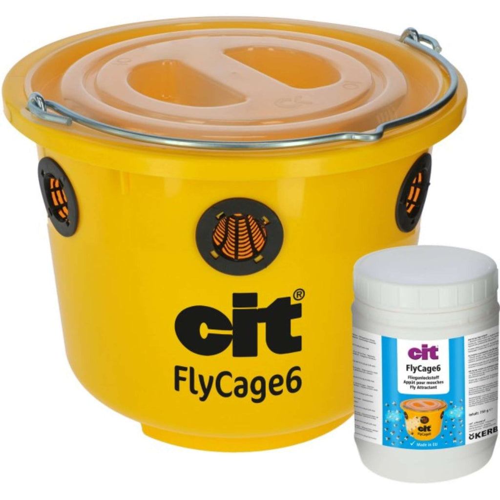Kerbl Trampa para Moscas Cit FlyCage6 Set Amarillo