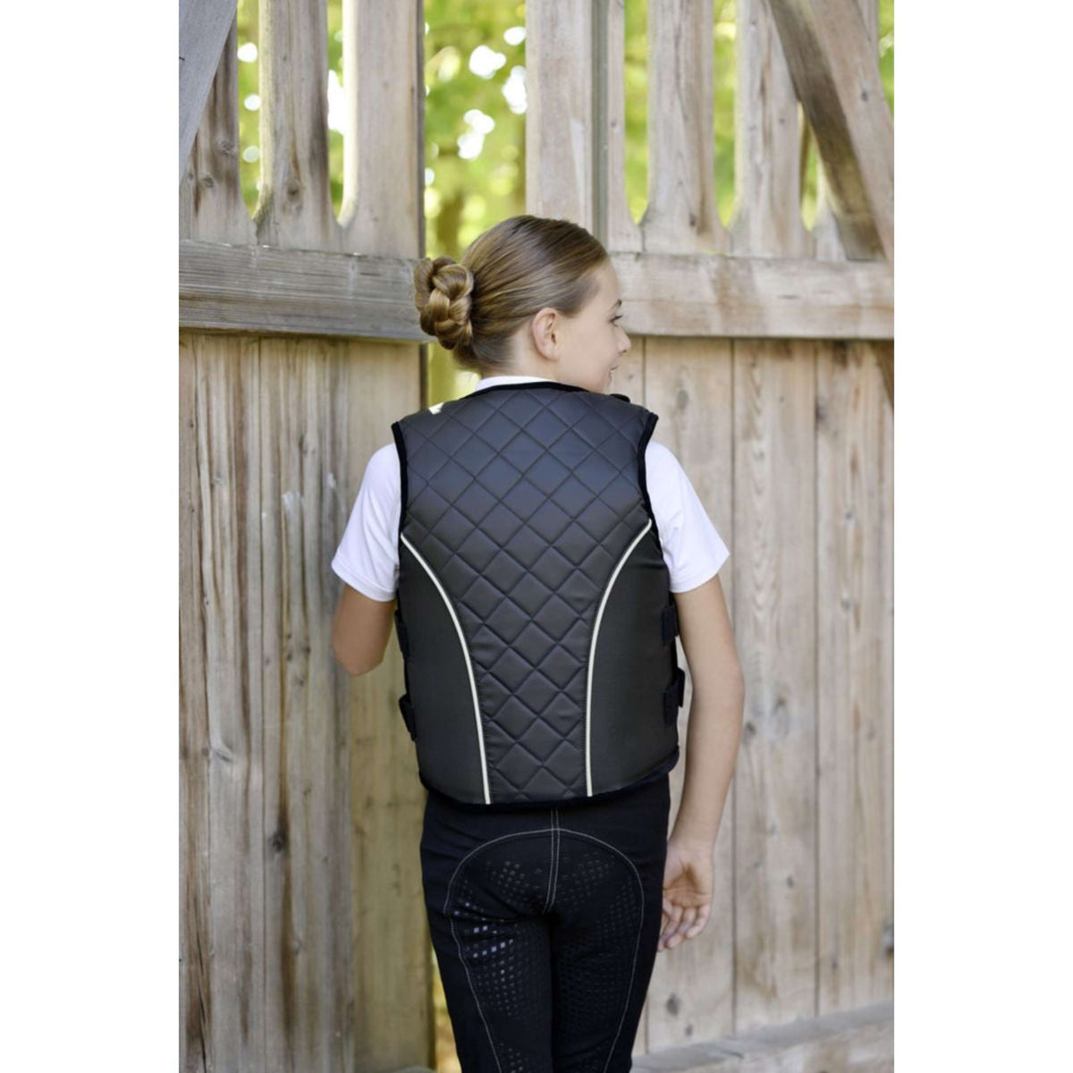 Kerbl Protector corporal ProtectoFlex 315 Luz BETA Adultos Negro