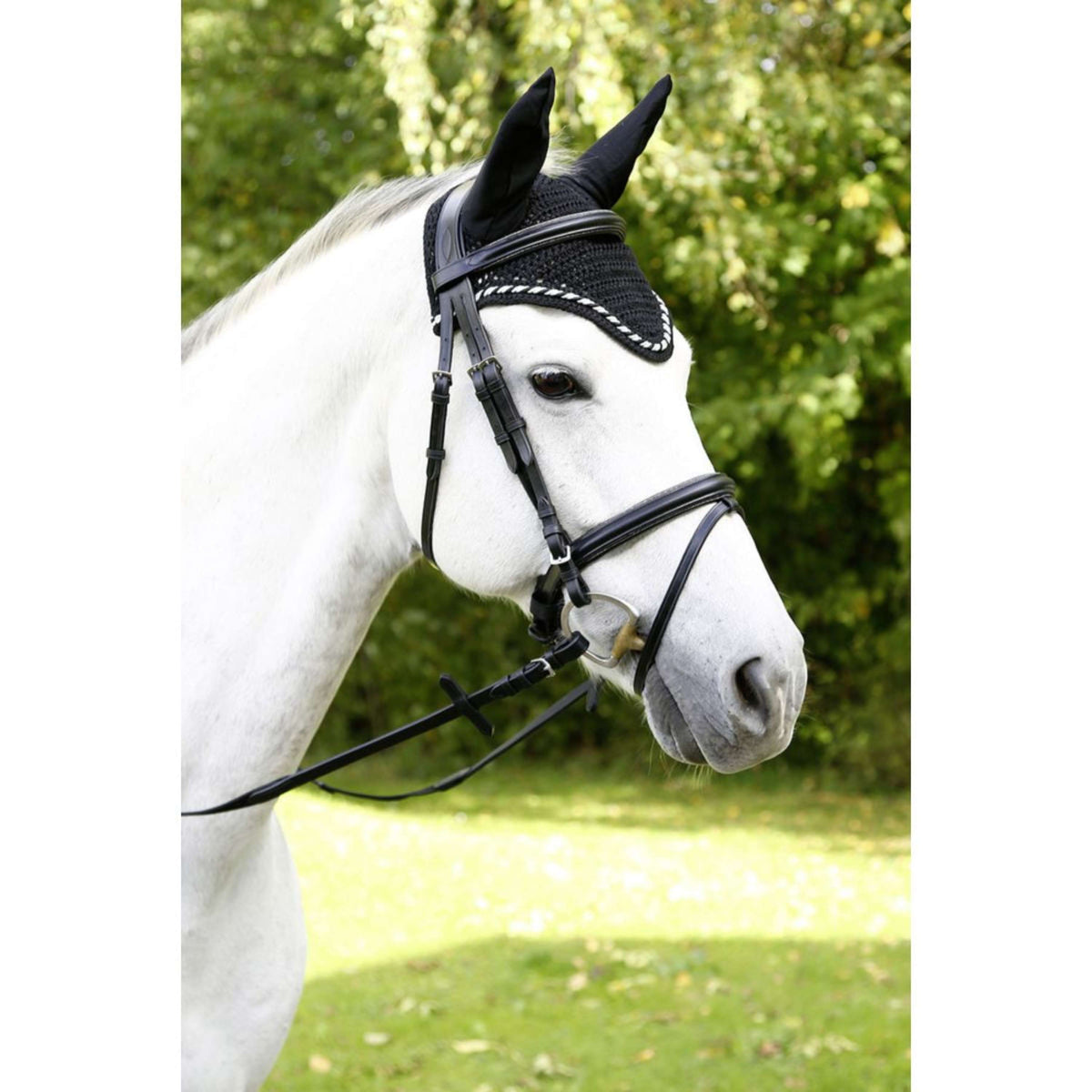 Kerbl Mosquitera para Orejas Classic Negro