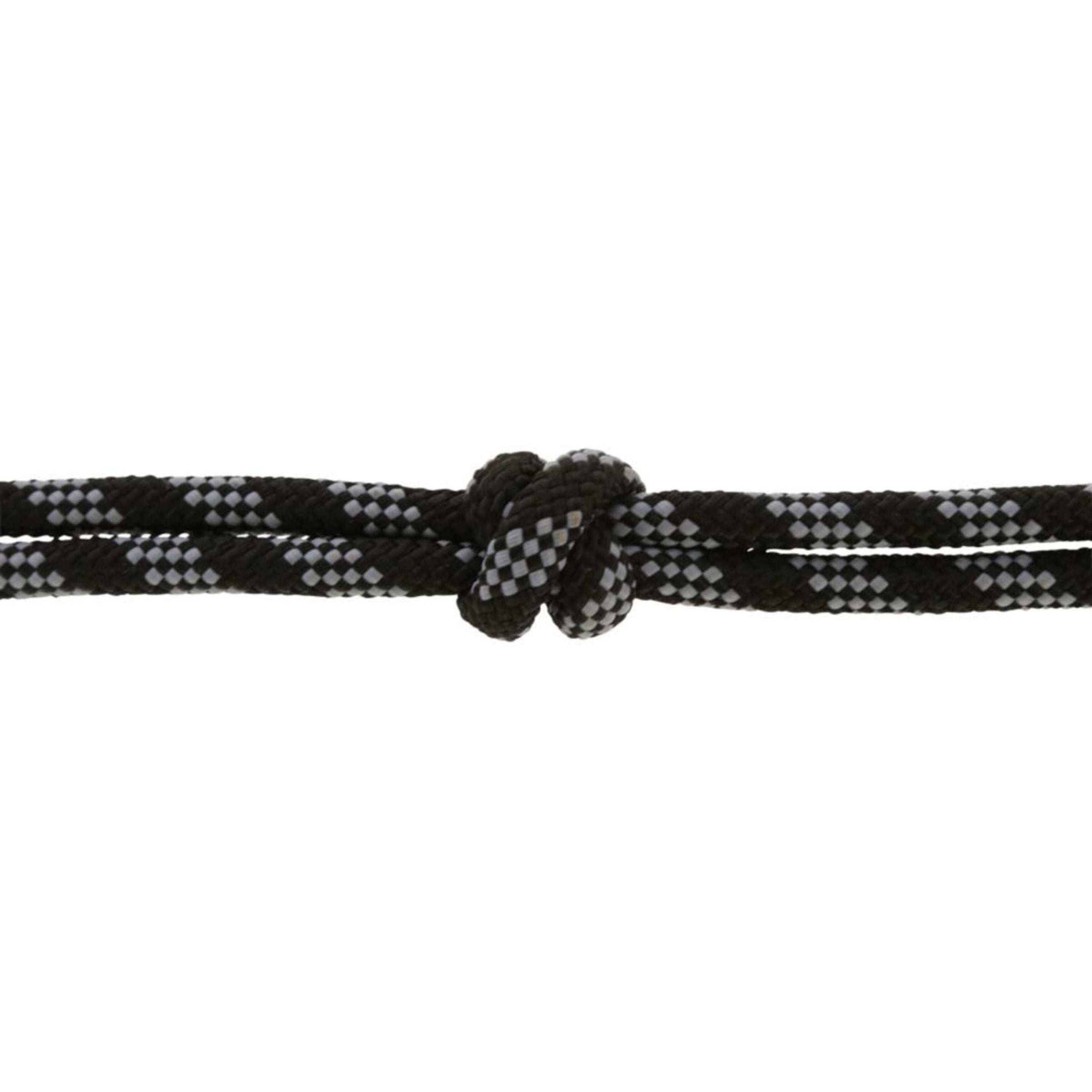 Kerbl Cabestro de Cuerda Negro Gris