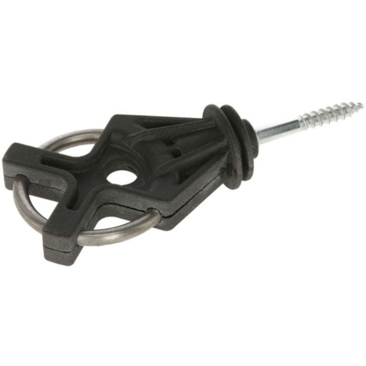 Kerbl Aislador de Puerta X³ Ampolla Galvanizada Negro