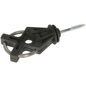 Kerbl Aislador de Puerta X³ Ampolla Galvanizada Negro