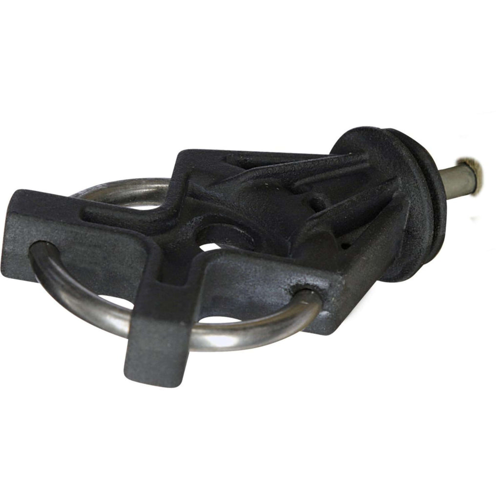 Kerbl Aislador de Puerta X³ Galvanizado Negro