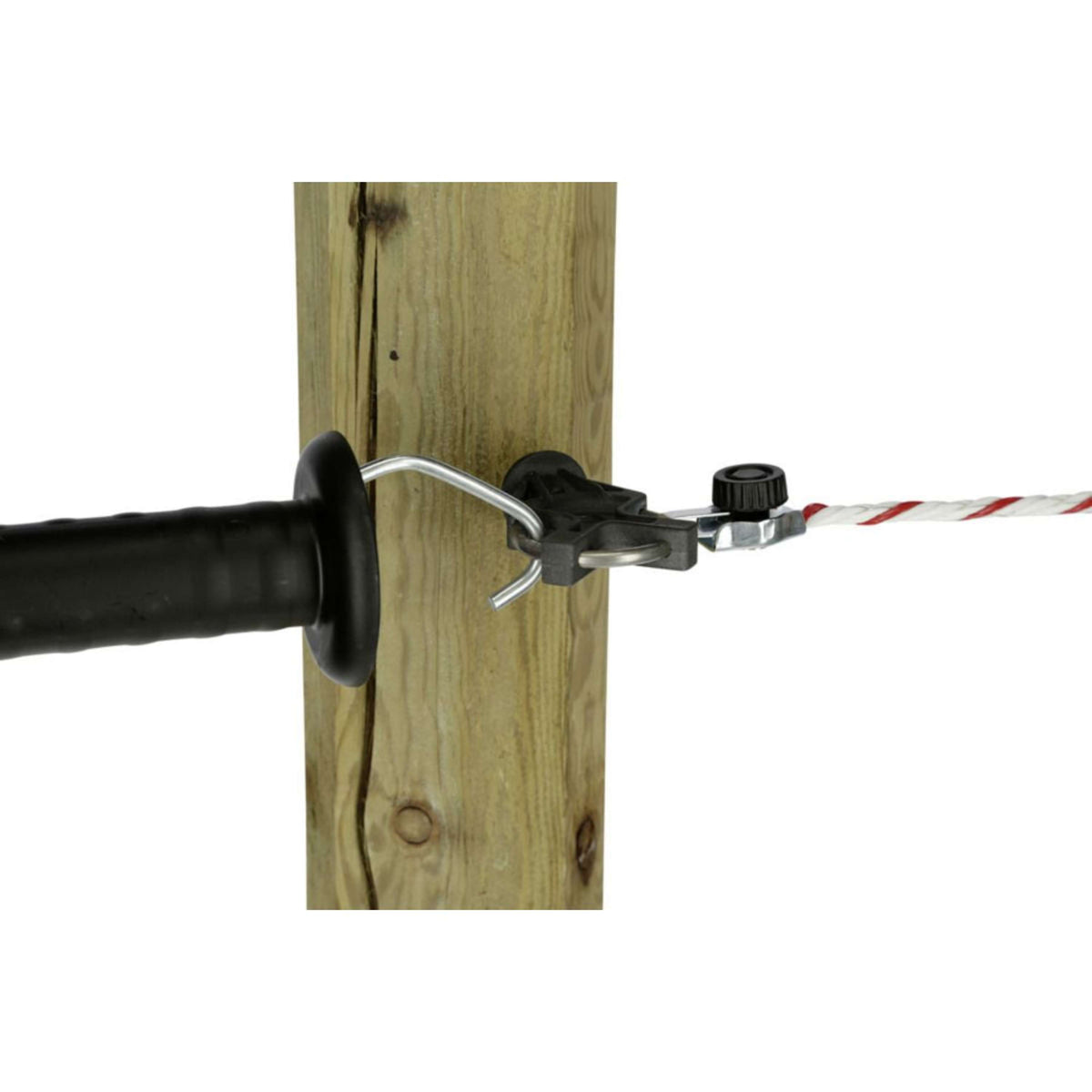 Kerbl Aislador de Puerta X³ Ampolla Galvanizada Negro