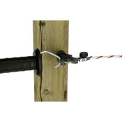 Kerbl Aislador de Puerta X³ Ampolla Galvanizada Negro