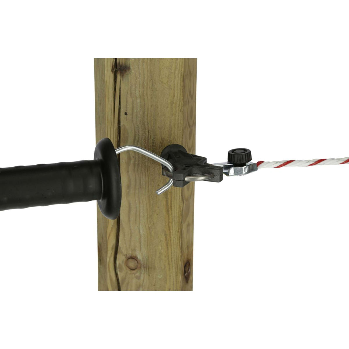 Kerbl Aislador de Puerta X³ Galvanizado Negro