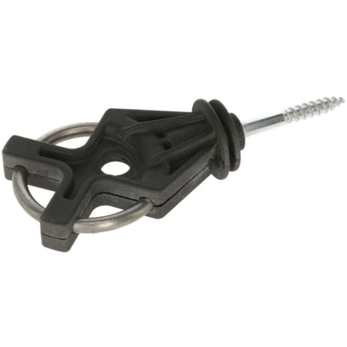 Kerbl Aislador de Puerta X³ Ampolla Galvanizada Negro