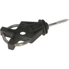 Kerbl Aislador de Puerta X³ Galvanizado Negro