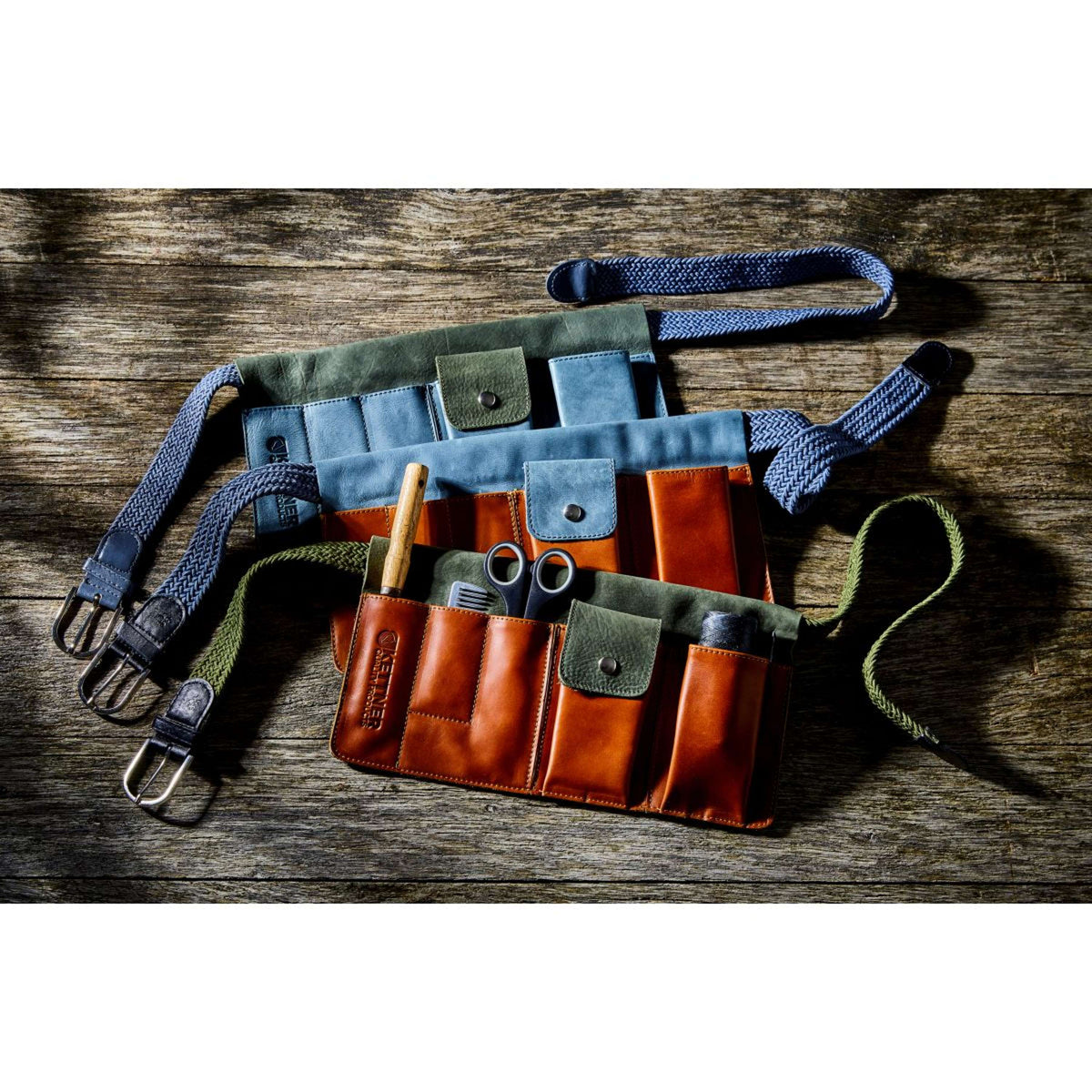 Kettner Quality Products Kit de Trenzado Classic Azul/Verde