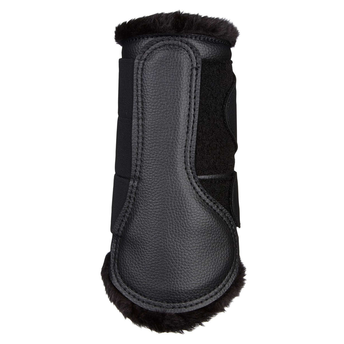 LeMieux Protectores de piernas Brushing Fleece Negro/Negro