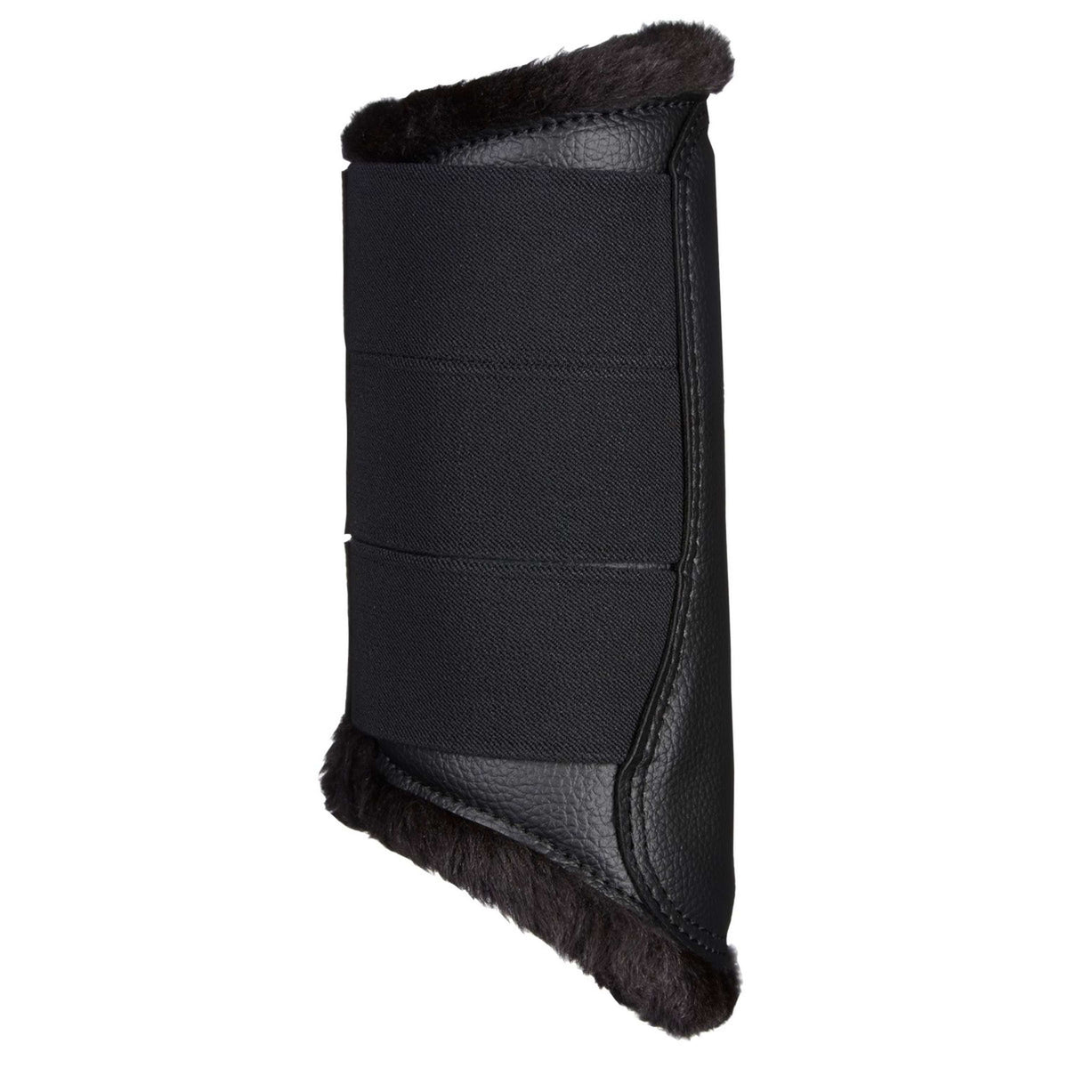 LeMieux Protectores de piernas Brushing Fleece Negro/Negro