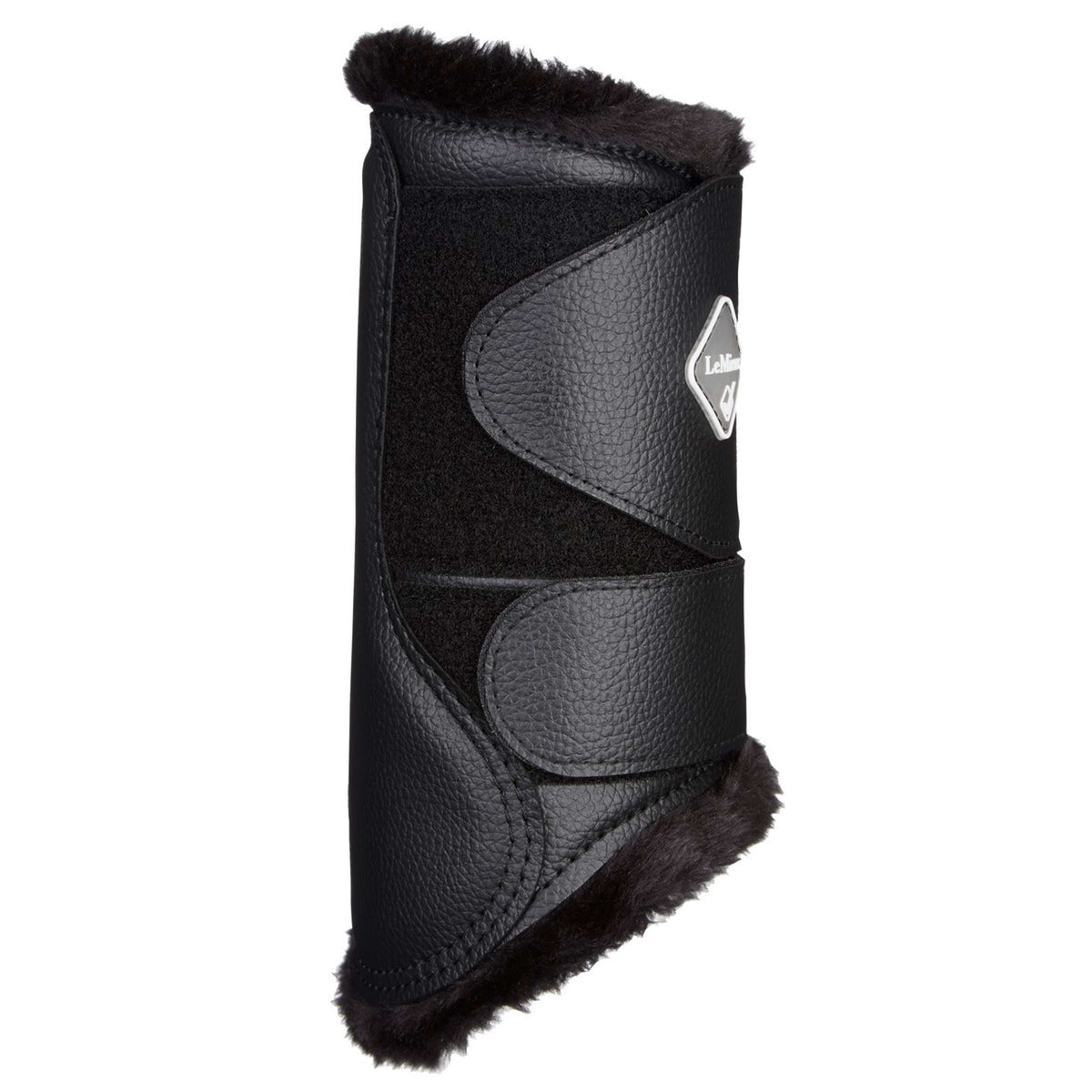LeMieux Protectores de piernas Brushing Fleece Negro/Negro