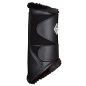 LeMieux Protectores de piernas Brushing Fleece Negro/Negro