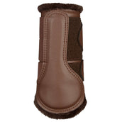 LeMieux Protectores de piernas Brushing Fleece Marron