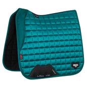 LeMieux Manta de Silla de Doma Loire Memory Cuadrado de raso Peacock Green