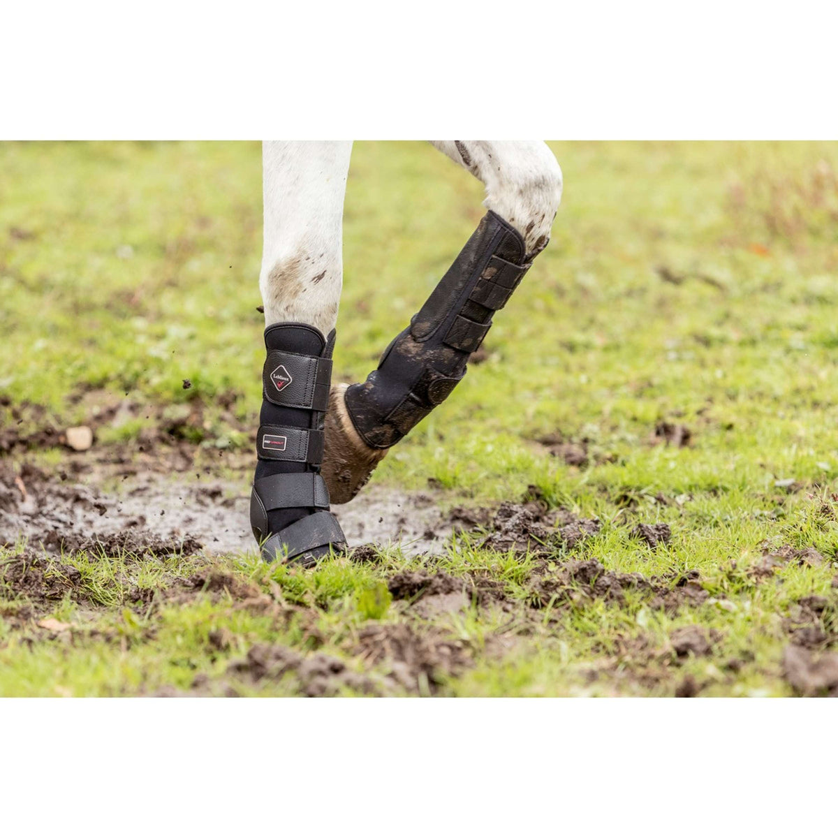 LeMieux Protectores de piernas Turnout Negro