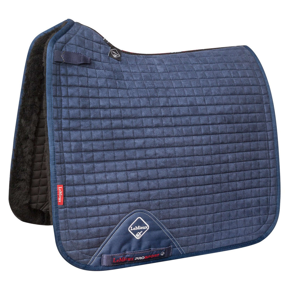 LeMieux Manta de Silla de Doma Sensitive Cuadrado Navy