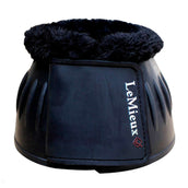 LeMieux Botas de Campana Rubber Bell Fleece Negro