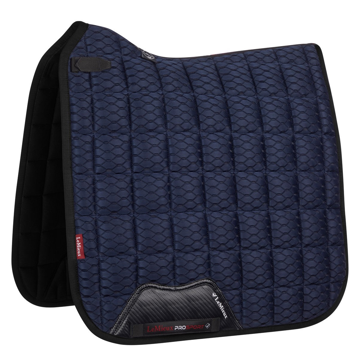 LeMieux Manta de Silla de Doma Carbon Mesh Air CC Cuadrado Navy