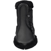 LeMieux Brushing Boots Fleece Edge Mesh Negro