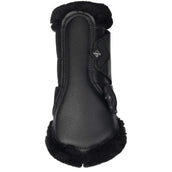 LeMieux Brushing Boots Fleece Edge Mesh Negro