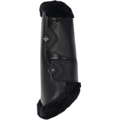 LeMieux Brushing Boots Fleece Edge Mesh Negro