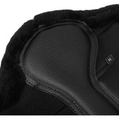 LeMieux Brushing Boots Fleece Edge Mesh Negro