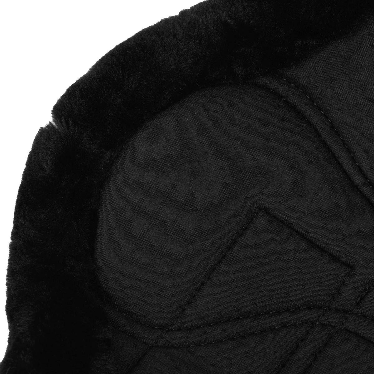 LeMieux Brushing Boots Fleece Edge Mesh Negro