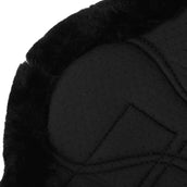 LeMieux Brushing Boots Fleece Edge Mesh Negro