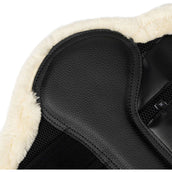 LeMieux Brushing Boots Fleece Edge Mesh Negro/Natural