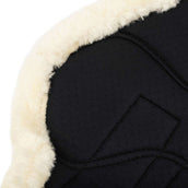 LeMieux Brushing Boots Fleece Edge Mesh Negro/Natural