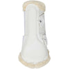 LeMieux Brushing Boots Fleece Edge Mesh Blanco/Beige