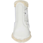 LeMieux Brushing Boots Fleece Edge Mesh Blanco/Beige
