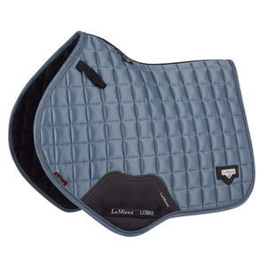 LeMieux Manta de Silla de Salto Loire Classic Cuadrado CC satinado Ice Blue