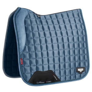 LeMieux Manta de Silla de Doma Loire Memory Cuadrado de raso Ice Blue