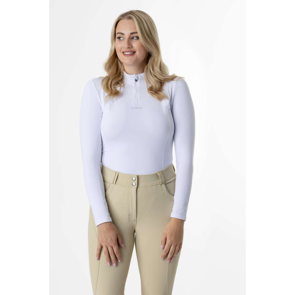 LeMieux Camisa Base Layer Blanco