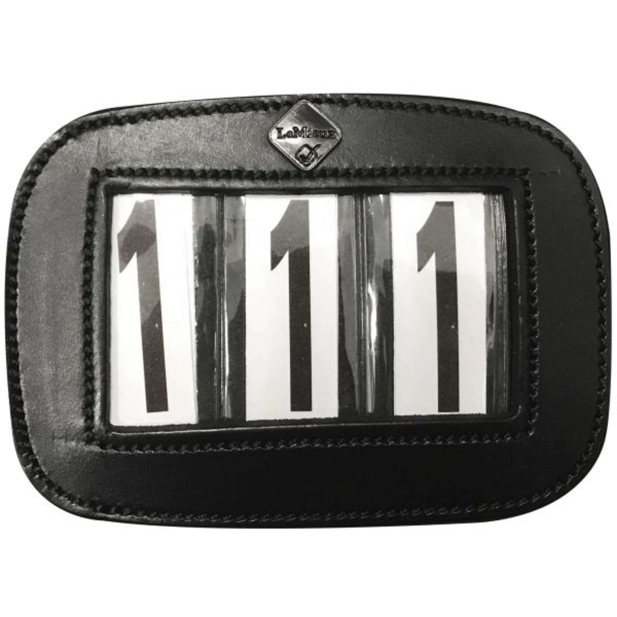 LeMieux Números de Competición Saddle Pad Negro