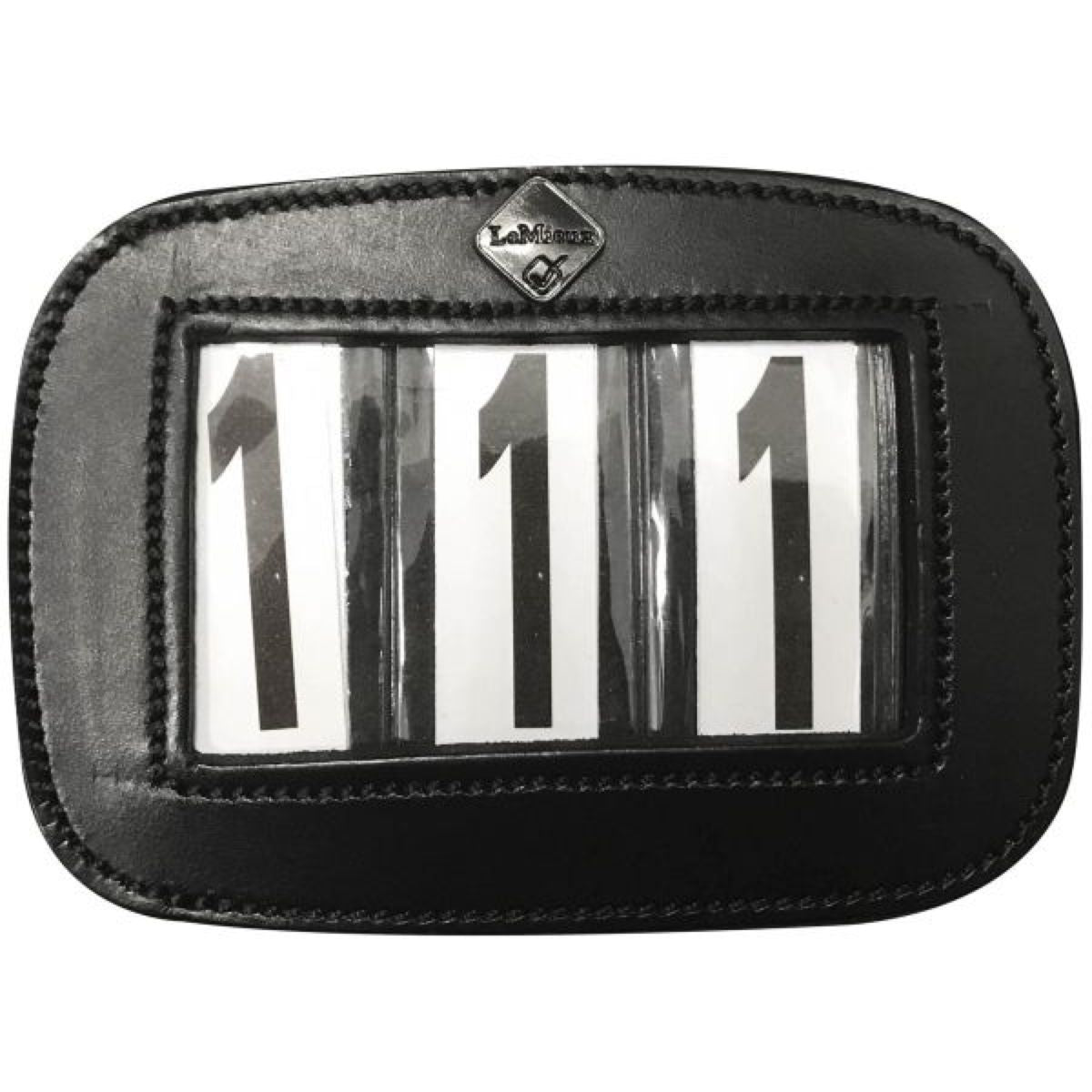 LeMieux Números de Competición Saddle Pad Negro