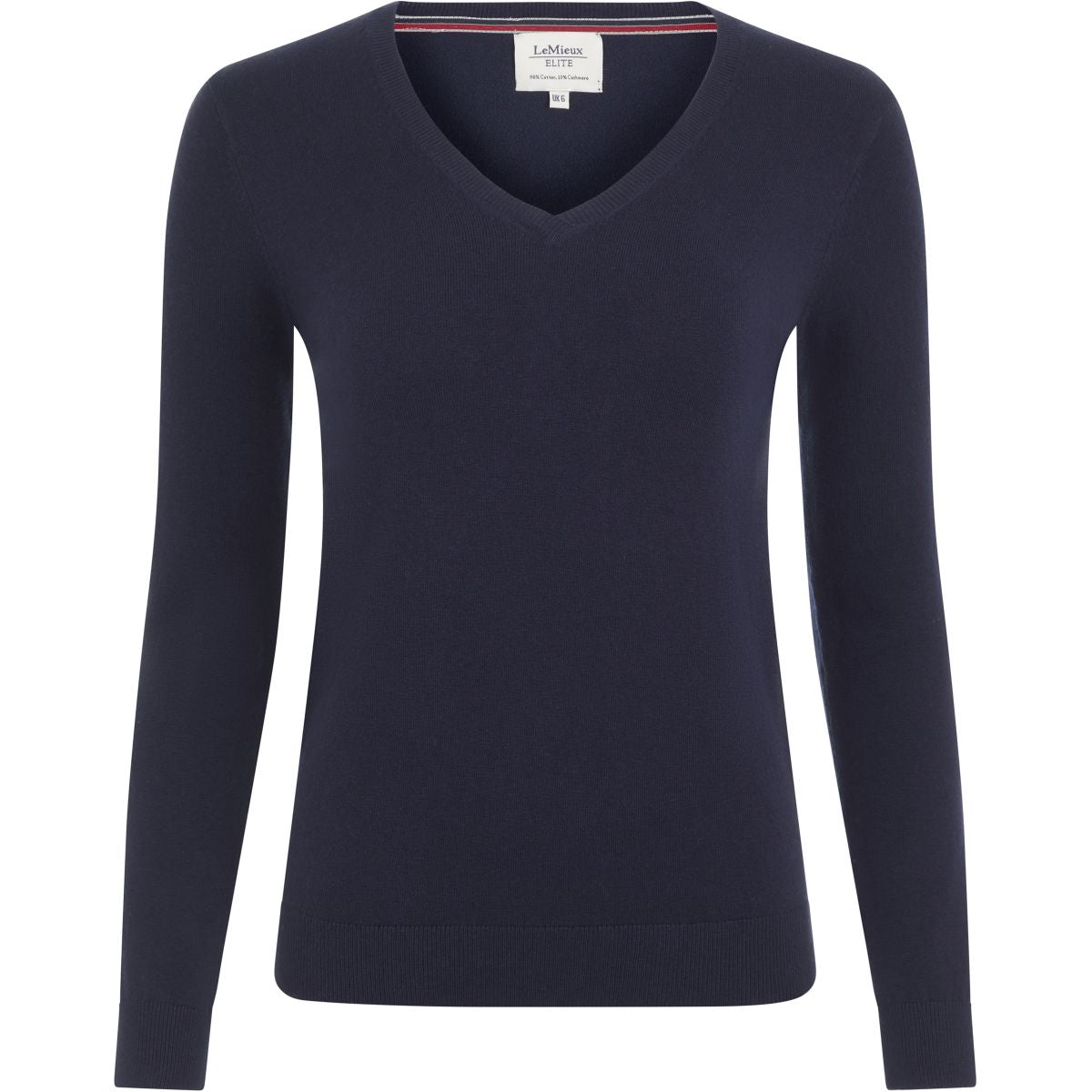 LeMieux Suéter Elite V-Neck Mujer Navy