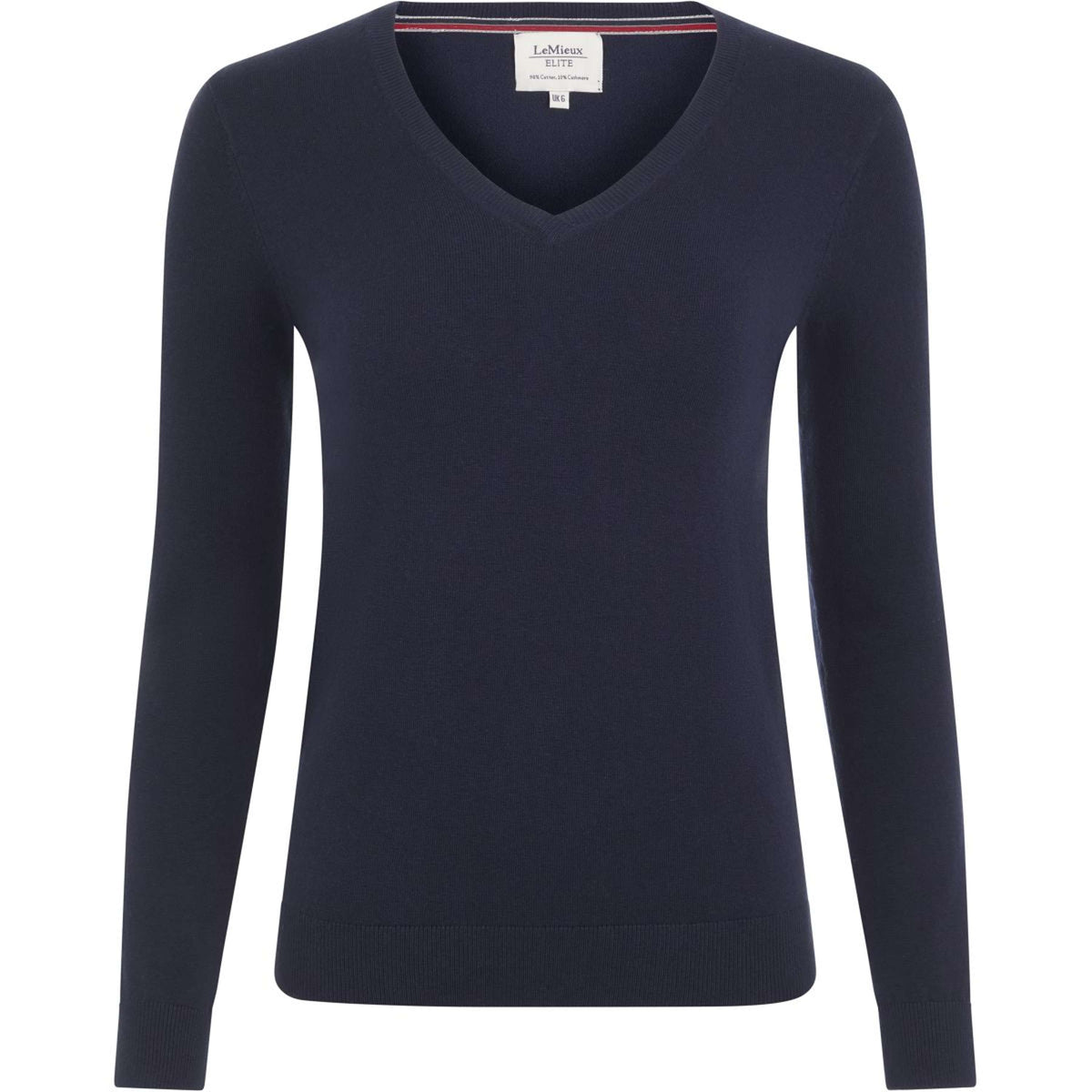 LeMieux Suéter Elite V-Neck Mujer Navy