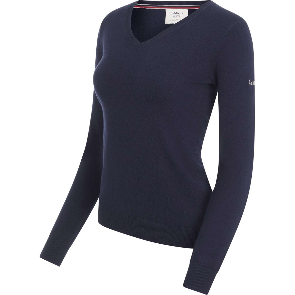LeMieux Suéter Elite V-Neck Mujer Navy