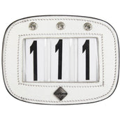 LeMieux Números de Competición Saddle Pad Diamant Blanco