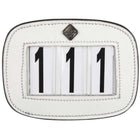 LeMieux Números de Competición Saddle Pad Blanco