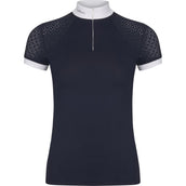 LeMieux Camisa de Competición Olivia Mangas Cortas Navy