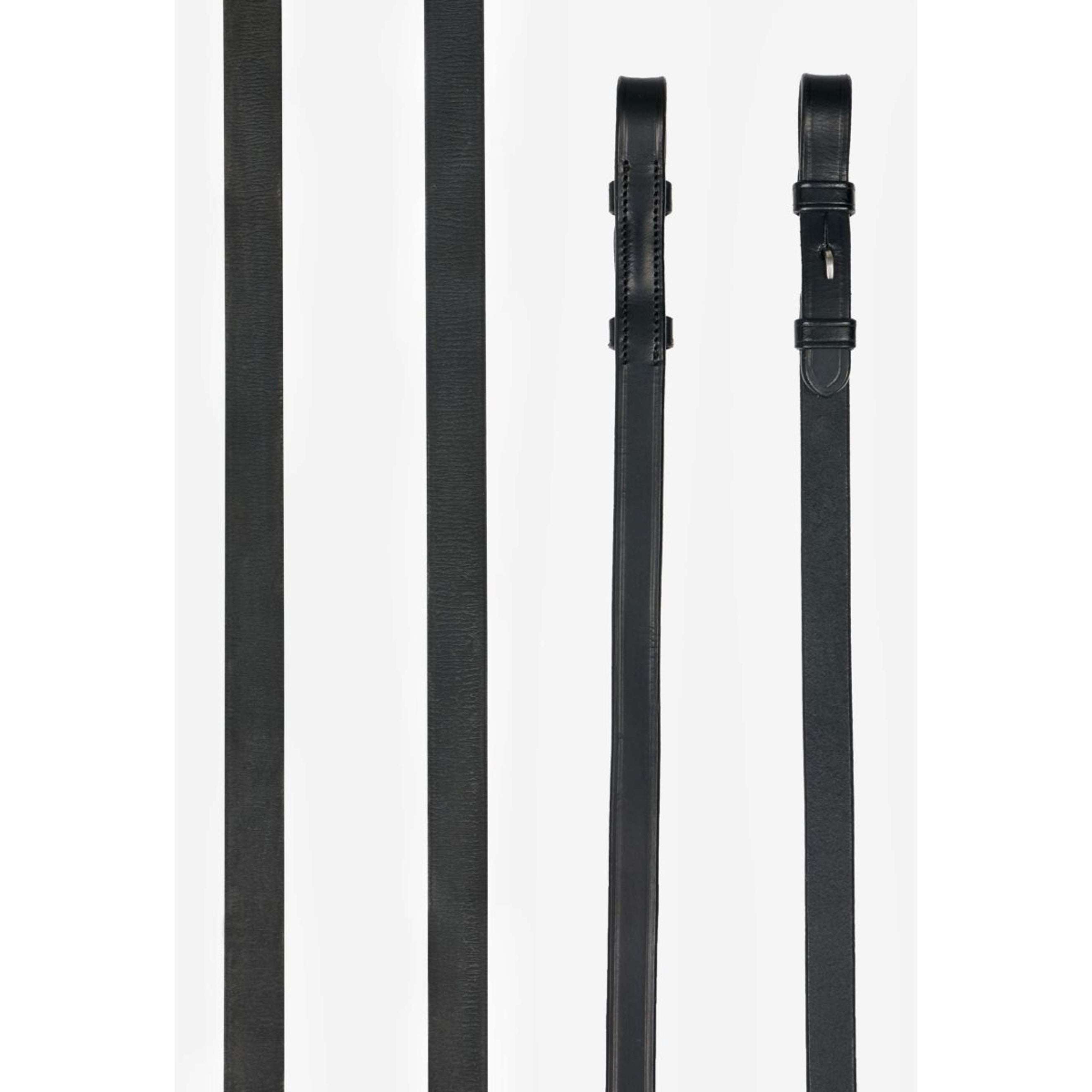 LeMieux Riendas Kris Extreme Rubber Negro